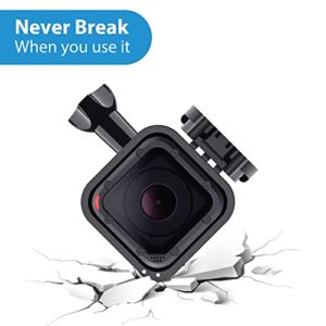 Frame Mount Housing Case for GoPro Hero 5 Session, Hero 4 Session, Upgrade Protective Housing Frame Shell Mount Holder with Buckle & Thumb Screw for GoPro Hero 5/4 Session