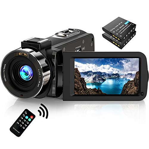 Alsuoda Video Camera FHD 108000P 3000FPS 3600MP IR Night Vision YouTube Recorder 3000.0'' 2700 Degree Rotation IPS Screen 1600X Digital Zoom Camcorder with Remote and 200 Batteriesss-10PCS-QQ51313022