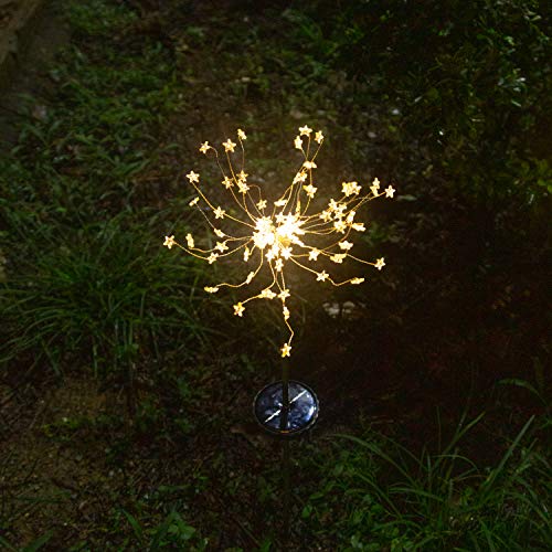 CE-galaxy Outdoor Solar Garden Lights 2 Pack (Stars)