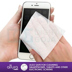 (250 Sheets / 5 Booklets) - Altura Photo Lens Cleaning Tissue Paper, Universal Compatibility Lens Paper for DSLR & Mirrorless Lenses Photo Cleaning