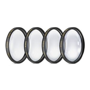 55mm 7PC Filter Set for Sony Alpha a7, Alpha a7 II, Alpha a7 III Camera with 28-70mm Lens, a6600 with 18-135mm Lens - Includes 3 PC Filter Kit (UV-CPL-FLD) and 4PC Close Up Filter Set (+1+2+4+10)