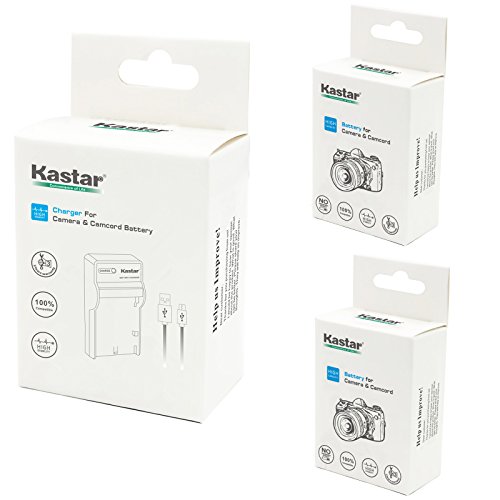 Kastar Battery (X2) & Slim USB Charger for Kodak KLIC-7001 and Kodak EasyShare M320, M340, M341, M753 Zoom, M763, M853 Zoom, M863, M893 is, M1063, M1073 is, V550, V570, V610, V705, V750 Cameras