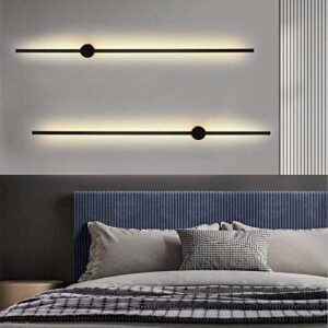 TFCFL 1Pc LED Linear Wall Lamp Modern Outdoor Long Strip Wall Mount Lighting Fixture IP67 Waterproof Garden Porch Sconce Lantern Sconces Luminaire/Bedroom Bedside Licht