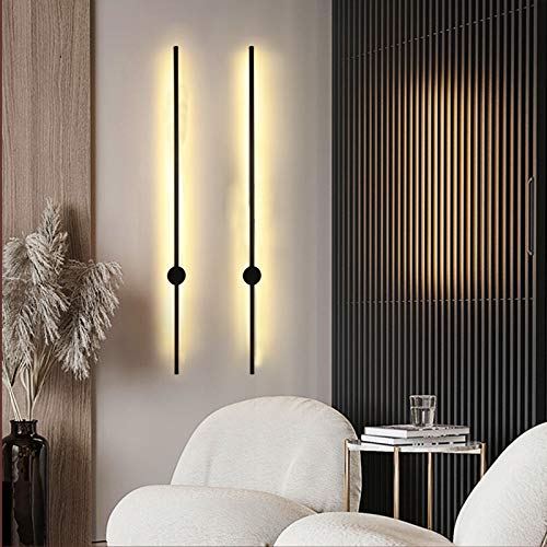 TFCFL 1Pc LED Linear Wall Lamp Modern Outdoor Long Strip Wall Mount Lighting Fixture IP67 Waterproof Garden Porch Sconce Lantern Sconces Luminaire/Bedroom Bedside Licht