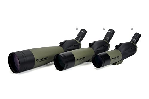 Celestron – Ultima 80 Angled Spotting Scope – 20-60x Zoom Eyepiece – Multi-coated Optics for Bird Watching, Wildlife, Scenery and Hunting – Waterproof and Fogproof – Includes Soft Carrying Case