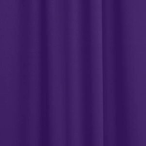 AK TRADING CO. 10 feet x 10 feet Purple Polyester Backdrop Drapes Curtains Panels with Rod Pockets - Wedding Ceremony Party Home Window Decorations (DRAPE-5x10-PURPLE)