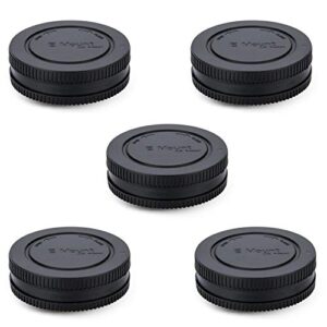 5 pack body cap and rear lens cap cover kit for sony alpha and nex series e-mount camera & lens for sony a7 a7ii a7iii a7s a7sii a7r a7rii a7riii a7riv a6600 a6500 a6400 a6300 a6100 a6000 a5100 a5000