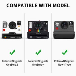 Yinke Case for Polaroid Originals Now+/ Onestep 2 VF/ Now I-Type/OneStep+ Instant Camera, Hard Protective Cover Travel Carrying Storage Bag (Black)