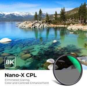 49mm Circular Polarizers Filter, K&F Concept 49MM Circular Polarizer Filter HD 28 Layer Super Slim Multi-Coated CPL Lens Filter (Nano-X Series)