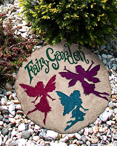 Spoontiques - Garden Décor - Nut House Stepping Stone - Decorative Stone for Garden