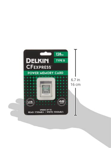 Delkin Devices 128GB POWER CFexpress Type B Memory Card (DCFX1-128)