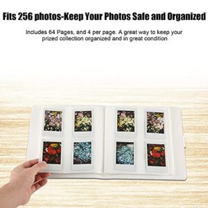 256 Pockets Photo Album for Fujifilm Instax Mini 11 12 9 7+ 40 Evo Liplay 90 8 Instant Camera/Mini Link SP-1 Printer, Photo Album for Polaroid Zink 2x3" Photo/Mint Zip Instant Camera Printer, White