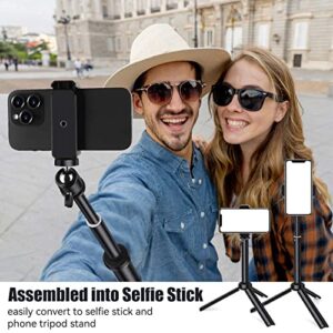 Selfie Ring Light with Tripod Stand for Zoom Meeting, Dimmable Desktop LED Clip on Video Light, 6.3'' Lighting Kit Gifts for Live Streaming/Laptop Video Conference/Makeup/Vlog/YouTube/Tiktok