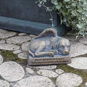 Roman Garden - Dog with Wings Garden Statue, 6H, Garden Collection, Resin and Stone, Decorative, Memorial Gift, Garden Gift, Home Outdoor Decor, Durable, Long Lasting