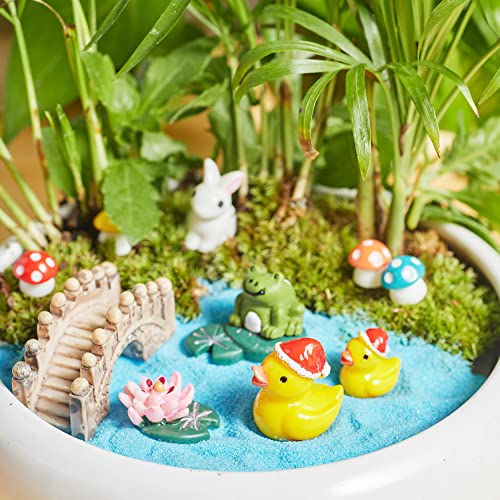 GTPHOM Miniature Fairy Garden Accessories, Fairy Garden Kit with Villa House, Garden Animal Figurines, Micro Landscape Ornaments Kit, Terrarium Kit, DIY Fairy Kit, Fairy Garden Gift (73 Pieces)
