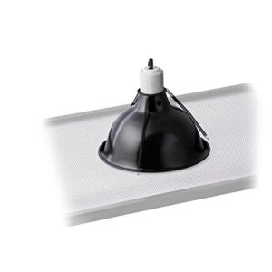 Zilla Pet Reptile Premium Heat Lamp Reflector Dome Fixture, 8.5 Inches