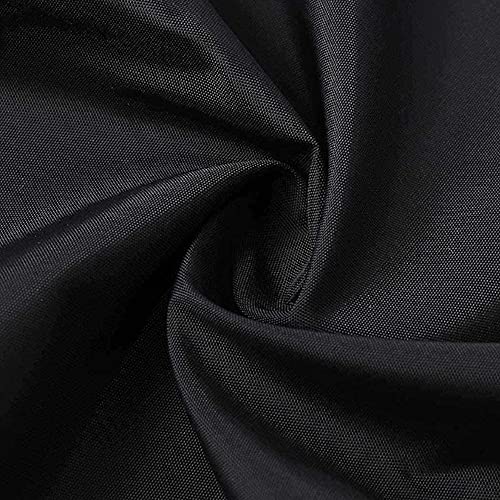 StorMaster 75" Heavy Duty 420D Waterproof Daybed Cover Outdoor Round Canopy Day Bed Sofa Cover Patio Furniture Cover UV Weather Resistant Black