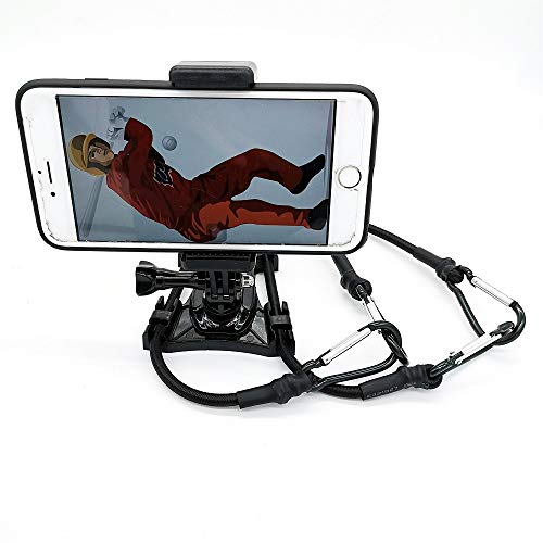 Meinuoke - Cell Phone Fence Mount - Camera Backstop Chain Link Mount for Gopro Action Camera Small Digital Camera and Smartphones - Your Baseball - Softball - Tennis Games Buddy