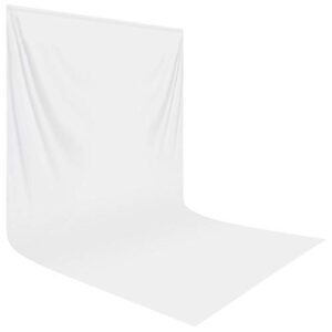 hemmotop white backdrop background 10 x 20 ft white backdrop screen for photography,seamless white photography backdrop background for photo video studio