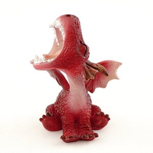 top collection 4530 mini red dragon roaring figurines