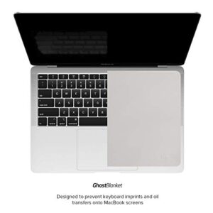 UPPERCASE GhostBlanket Screen Keyboard Imprint Protection Microfiber Liner and Cleaning Cloth 15" Compatible with MacBook Pro 15" and 16"