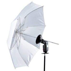 Neewer® 37"/94cm Studio Fold-up Collapsible White Softbox Umbrella for Flash AD180 AD360