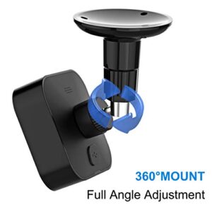 Blink Outdoor Camera Mount, 360 Degree Adjustable Mount with Blink Sync Module 2 Outlet Mount for All-New Blink Outdoor Indoor Security Camera System (Black, 3 Pack)……