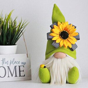 DYHG Sunflower Garden Gnome, Bumble Bee Gnomes Plush, Bumble Bee Gnomes Plush Decor,World Bee Day Fall Decor ,Fall Holiday Bee Decorations Ornaments for The Home