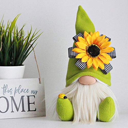 DYHG Sunflower Garden Gnome, Bumble Bee Gnomes Plush, Bumble Bee Gnomes Plush Decor,World Bee Day Fall Decor ,Fall Holiday Bee Decorations Ornaments for The Home