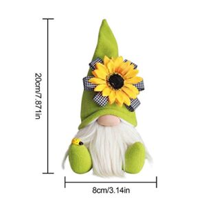 DYHG Sunflower Garden Gnome, Bumble Bee Gnomes Plush, Bumble Bee Gnomes Plush Decor,World Bee Day Fall Decor ,Fall Holiday Bee Decorations Ornaments for The Home