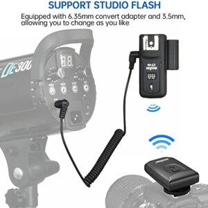 Godox CT-16 Wireless Radio Flash Trigger Receiver Kit,Fit Compatible for Canon Nikon Pentax DSLR Camera Studio 3-in-1 Flash Transmitter and Receiver