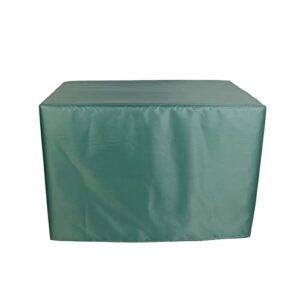 SCNSYL Garden Furniture Covers 24x24x24in, Waterproof, Windproof, Heavy Duty Rip Proof 420D Oxford Fabric Large Patio Set Cover, Outdoor Table Cover, Rectangular - Green.
