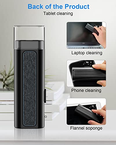 [8 in 1] Cleaner Kit for Airpod,Supfine Airpods Pro Cleaning Pen with Brush,Multi-Function Cleaner Kit for Earbuds,Earphone,iPod,Keyboard,iPhone,ipad,Laptop(Black)