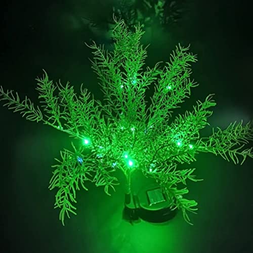 Solar Garden Lights Solar Garden Light Tree Outdoor: Garden Patio Yard and Decorative Sun Flickering Tree Led Stake Light Flower for 2 Pieces