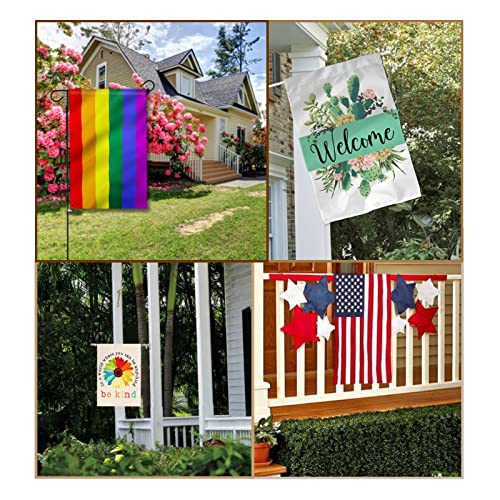 Daisy In A World Where You Can Be Anything Be Kind Garden Flag Vertical Double Sided Burlap Banners Yard Outdoor Home Decor 18"X12"(White）