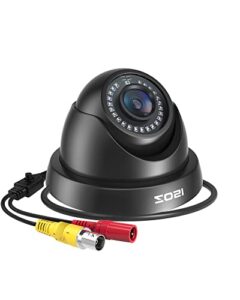zosi 2.0mp fhd 1080p dome camera housing outdoor indoor (hybrid 4-in-1 cvi/tvi/ahd/960h analog cvbs),24pcs leds,80ft ir night vision,cctv security camera with 105° wide angle