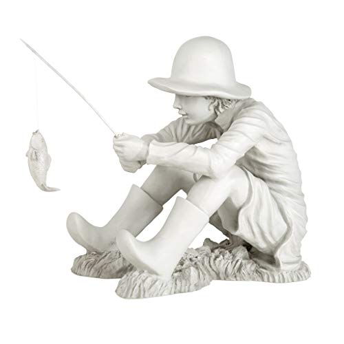 Design Toscano Gone Fishing Fisherman Statue