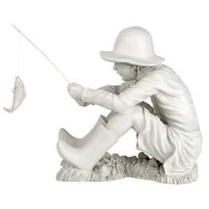 Design Toscano Gone Fishing Fisherman Statue