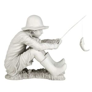 Design Toscano Gone Fishing Fisherman Statue