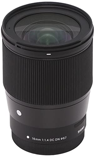 Sigma 16 mm f/1.4 (C) AF DC DN Lens for Canon EF-M Mirrorless