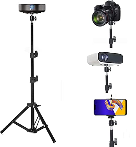 Projector Tripod Stand, Portable Tripod Mount Floor Stand, Folding Floor Tripod Stand, Outdoor Stand for Projector,Camera, Webcam 18" to 40" (Withstand 3pounds 1.5kgs)