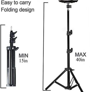 Projector Tripod Stand, Portable Tripod Mount Floor Stand, Folding Floor Tripod Stand, Outdoor Stand for Projector,Camera, Webcam 18" to 40" (Withstand 3pounds 1.5kgs)