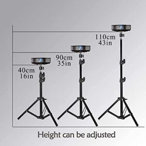 Projector Tripod Stand, Portable Tripod Mount Floor Stand, Folding Floor Tripod Stand, Outdoor Stand for Projector,Camera, Webcam 18" to 40" (Withstand 3pounds 1.5kgs)