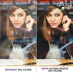 52MM Lens Filter Kit by Altura Photo, Includes 52MM ND Filter, 52MM CPL Filter, 52MM UV Filter, (UV, Polarizer Filter, Neutral Density ND4) for Camera Lens w 52MM Filter + Lens Filter Case