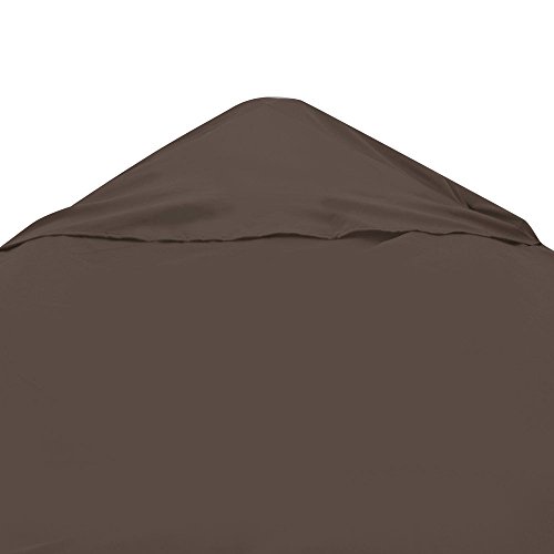Yescom 10'x10' Gazebo Top Replacement for 1 Tier Outdoor Canopy Cover Patio Garden Yard Coffee Liqueur Y0041010