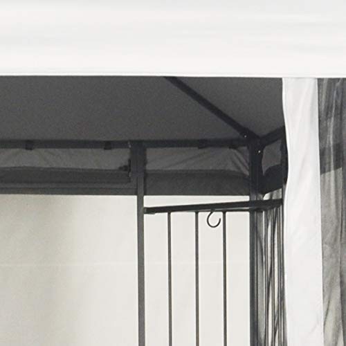 Garden Winds Replacement Canopy for Mainstays 2020 Easy Assembly Gazebo - Riplock 350