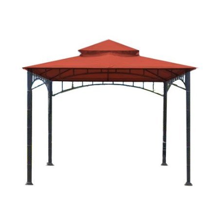 Garden Winds Replacement Canopy Top Cover for Madaga Gazebo - Riplock 350 - Terra Cotta