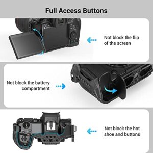 SmallRig R5 R5 C R6 Cage Kit for Canon R5 R5 C R6 Mirrorless Camera with Top Handle and Dedicated Cable Clamp, Aluminum Alloy Cage for Canon R5 R6 R5 C Camera 3234