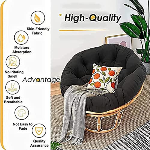 YWBXSHKD Hanging Egg Hammock Chair Pads 90x90cm, Papasan Chair Cushion Only Round Cushion, Soft Comfortable Breathable, for Balcony Patio Garden Outdoor Or Indoor
