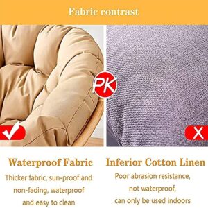 YWBXSHKD Hanging Egg Hammock Chair Pads 90x90cm, Papasan Chair Cushion Only Round Cushion, Soft Comfortable Breathable, for Balcony Patio Garden Outdoor Or Indoor
